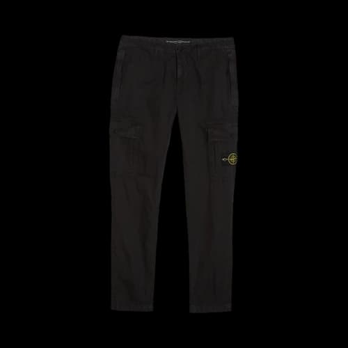 Stone Island Brushed Cotton Cargo Pant 'Black'