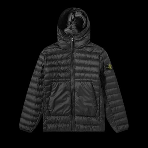 Stone Island Hooded Down Jacket 'Black'