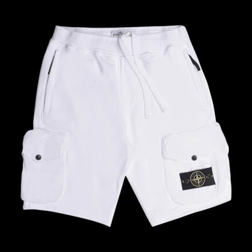 Stone Island Bermuda Cargo Short 'White'