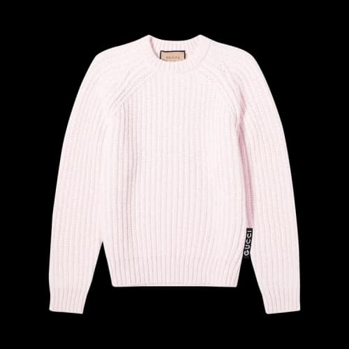 Gucci Wool Knit Sweater 'Baby Pink'