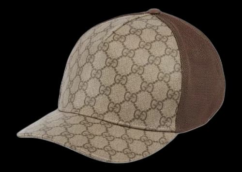 Gucci GG Supreme Baseball Hat Beige/Ebony