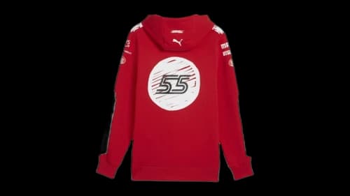 Puma Joshua Vides x Scuderia Ferrari Replica Pullover Hoodie Red