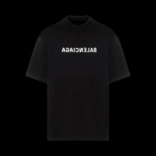 Balenciaga Medium Fit T-Shirt 'Black/White'