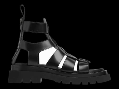 Bottega Veneta Pelle Sandal Black (Women's)