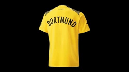 Puma Kids BVB Away Crew Neck Replica Jersey Cyber Yellow