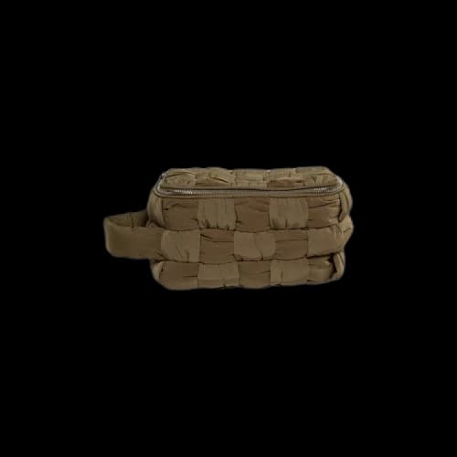 Bottega Veneta Cassette Travel Pouch 'Mud/Silver'