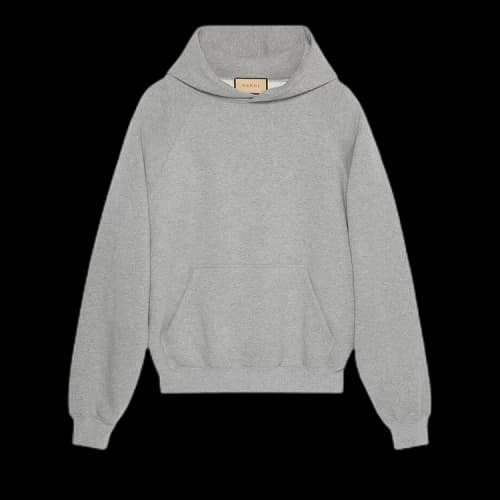 Gucci Hooded Sweatshirt 'Grey Melange'