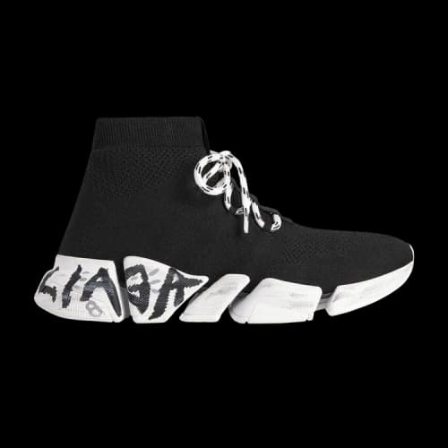 Balenciaga Speed 2.0 Lace-Up Sneaker 'Graffiti - Black'