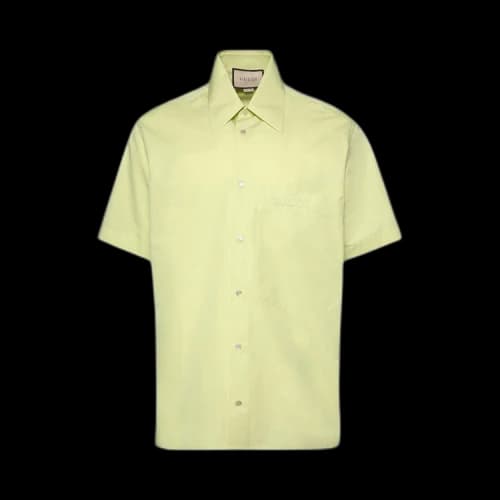Gucci Embroidered Shirt 'New Lime Green'