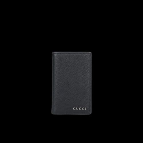 Gucci Long Logo Card Holder Black