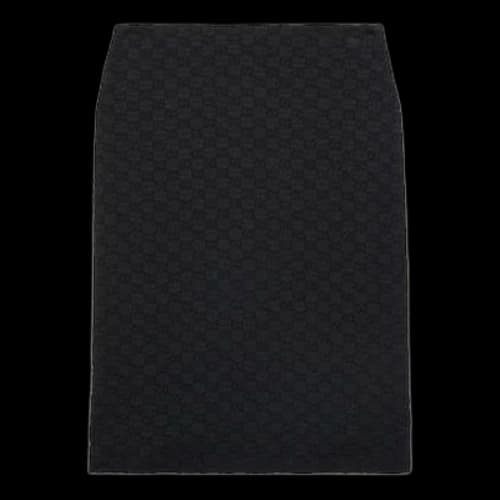 Gucci GG Crinkle Viscose Skirt 'Black' (Women's)