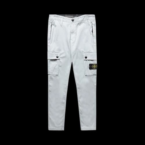 Stone Island Compass Patch Cargo Pants 'White'