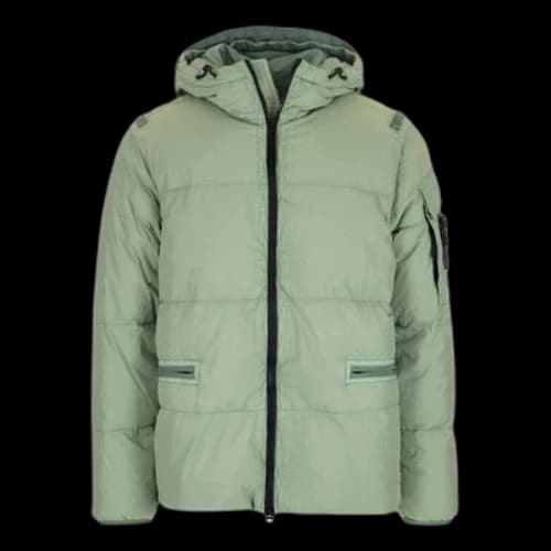 STONE ISLAND Crinkle Reps Down Jacket 'Sage'