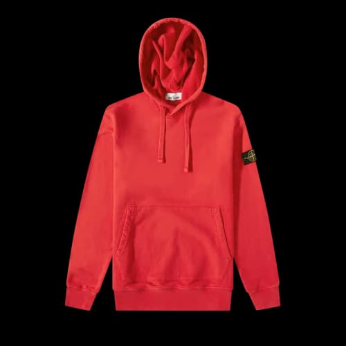 Stone Island Hooded Sweatshirt 'Red'
