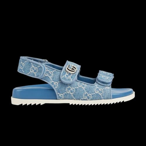 Gucci GG Sandal 'Light Blue Denim' (Women's)