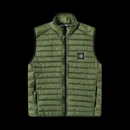 Stone Island Sleeveless Realdown Jacket 'Olive'