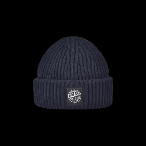 Stone Island Patch Logo Beanie 'Navy'