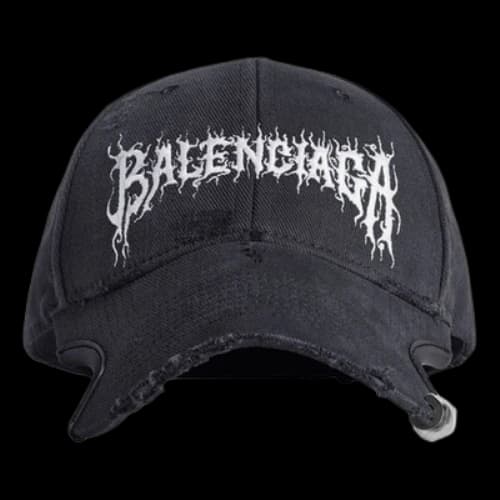 Balenciaga Diy Metal Outline Cap 'Black'
