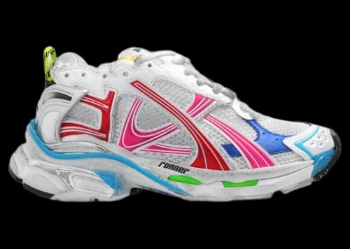 Balenciaga Runner Worn-Out White Multi-Color (Women's)