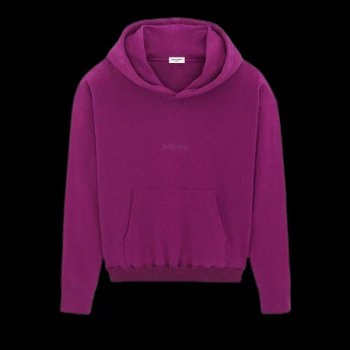 Saint Laurent Hoodie 'Fuchsia'