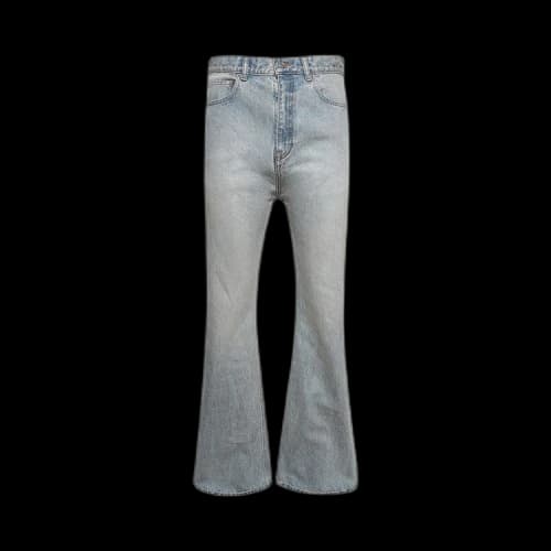 Balenciaga Flared Pants 'Light Indigo/Madder'