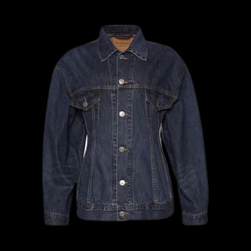 Balenciaga Hourglass Jacket 'Dark Indigo/Madder'