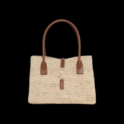 Saint Laurent Panier Rectangle 'Naturale/Brick'
