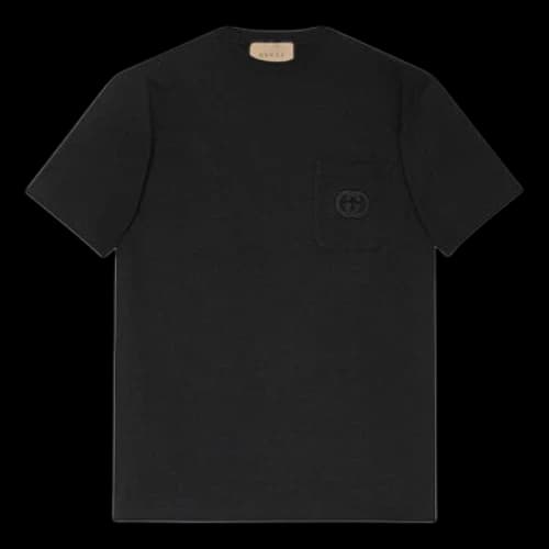 Gucci Cotton Jersey T-Shirt With Patch 'Black'