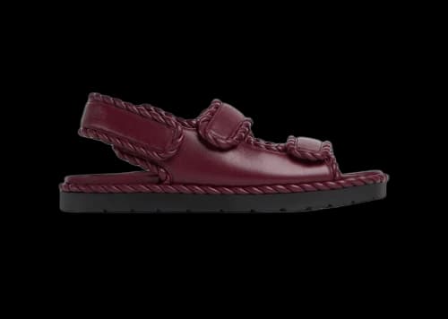 Bottega Veneta Jack Flat Sandal Barolo (Women's)