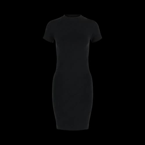 Balenciaga Women's Swim Mini Dress Black