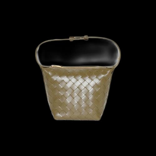 Bottega Veneta Candy Wallace Handbag 'Mud/Gold'