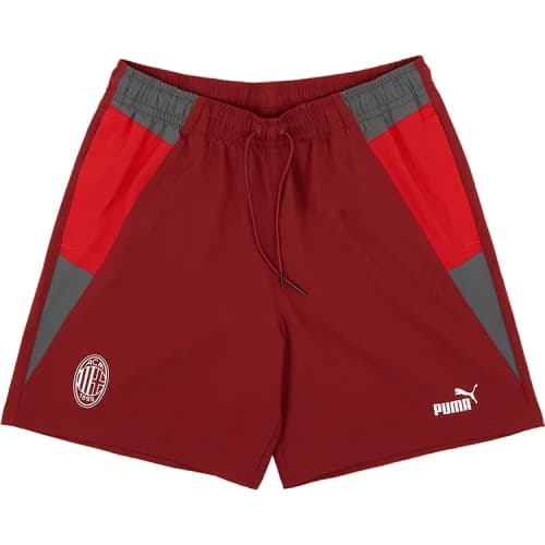 PUMA AC MilanTraining Shorts Soccer Bottom Men's Red Black Legion