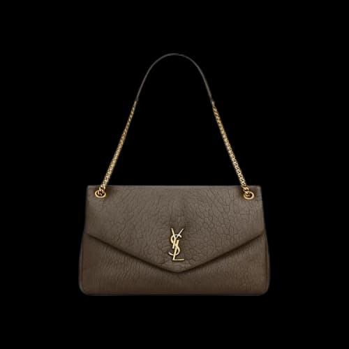 Saint Laurent Large Calypso Chain Bag 'Light Musk'