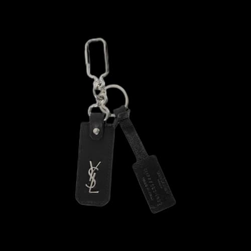 Saint Laurent Cassandre Keyring 'Black'