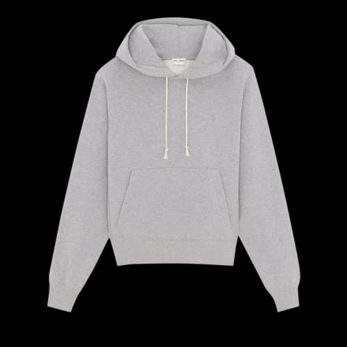 Saint Laurent Cassandre Hoodie 'Grey'