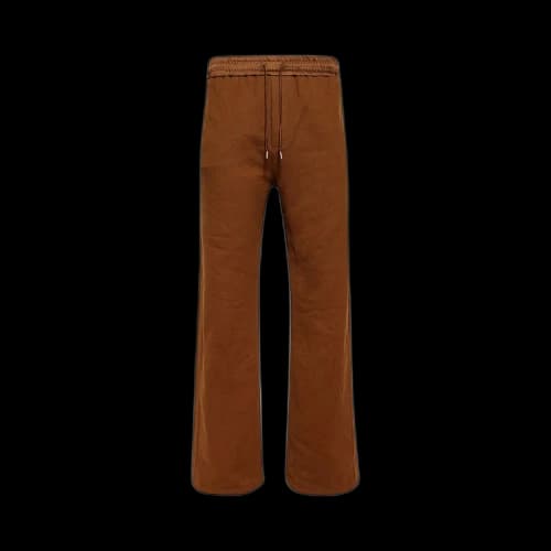 Saint Laurent Jersey Logo Track Pants 'Mordore Khaki'