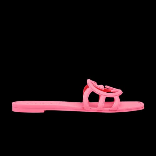 Gucci Interlocking G Slide Sandal 'Dark Pink' (Women's)