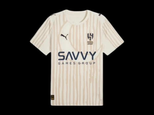 Puma KidSuper Al-Hilal Saudi FC Replica Jersey Alpine Snow/Club Navy