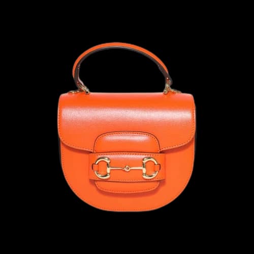 Gucci Horsebit 1955 Mini Top Handle Bag 'Orange/Red'