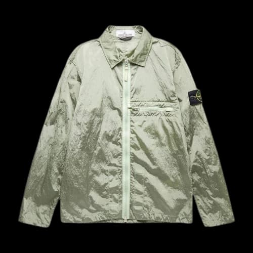 STONE ISLAND Compass Patch Zip Up Jacket 'Green'