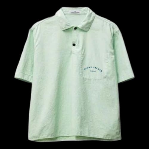 STONE ISLAND Marina Chalk Plating T-shirt 'Light Green'