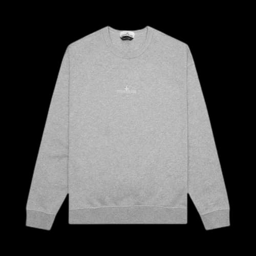 Stone Island Crewneck Sweatshirt 'Melange Grey'