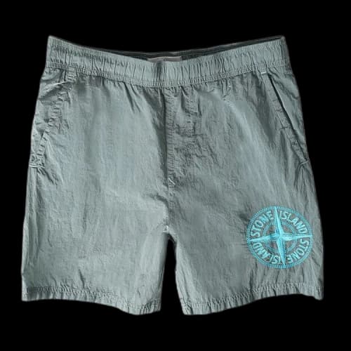 Stone Island Logo Swim Shorts 'Sky Blue'