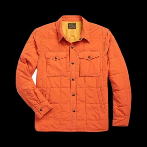 Polo Ralph Lauren Padded Overshirt 'Orange'