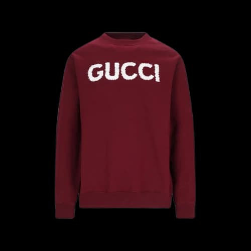 Gucci Logo Crewneck Sweatshirt Red