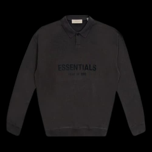 Fear of God Essentials Kids Long-Sleeve Polo 'Iron'