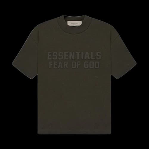 Fear of God Essentials Kids Short-Sleeve Tee 'Off Black'