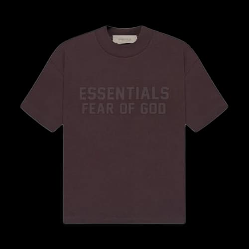 Fear of God Essentials Kids Short-Sleeve Tee 'Plum'