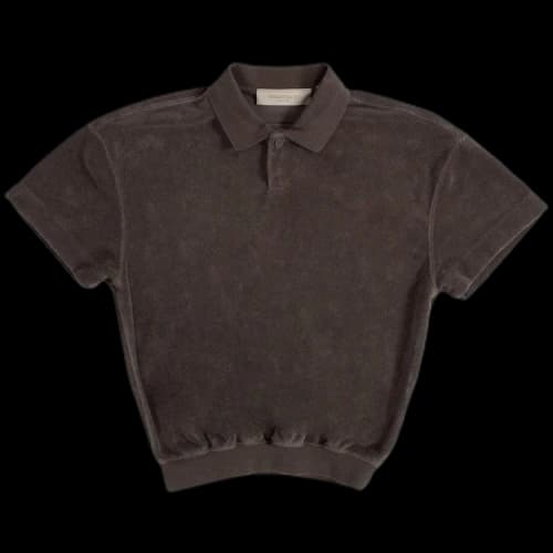 Fear of God Essentials Short-Sleeve Polo 'Off Black'