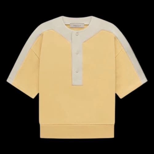 Fear of God Essentials Kids Terry Baseball Henley 'Light Tuscan'